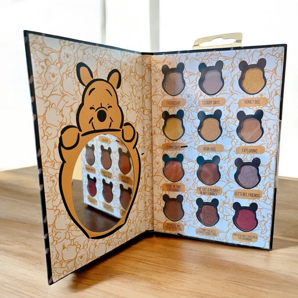 💎 Taste Beauty Winnie The Pooh HUNNY Eyeshadow Palette 12 Colors Shimmer Matte